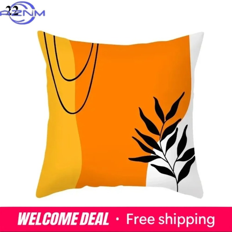 Century Textile & Sewing Supply - Наволочка в стиле бохо, оранжевая, с