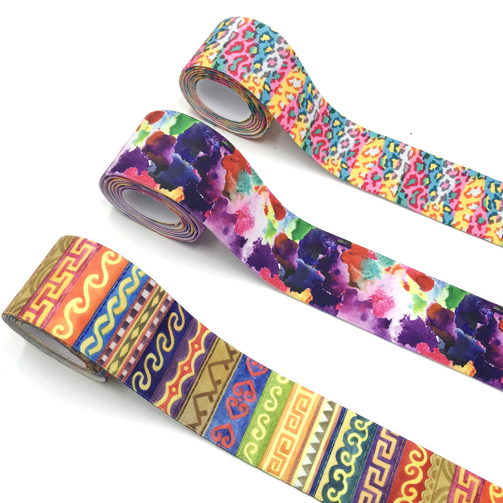 Sewing Tie Dye - 5 метров/лот, 25/38 мм, леопардовый принт,