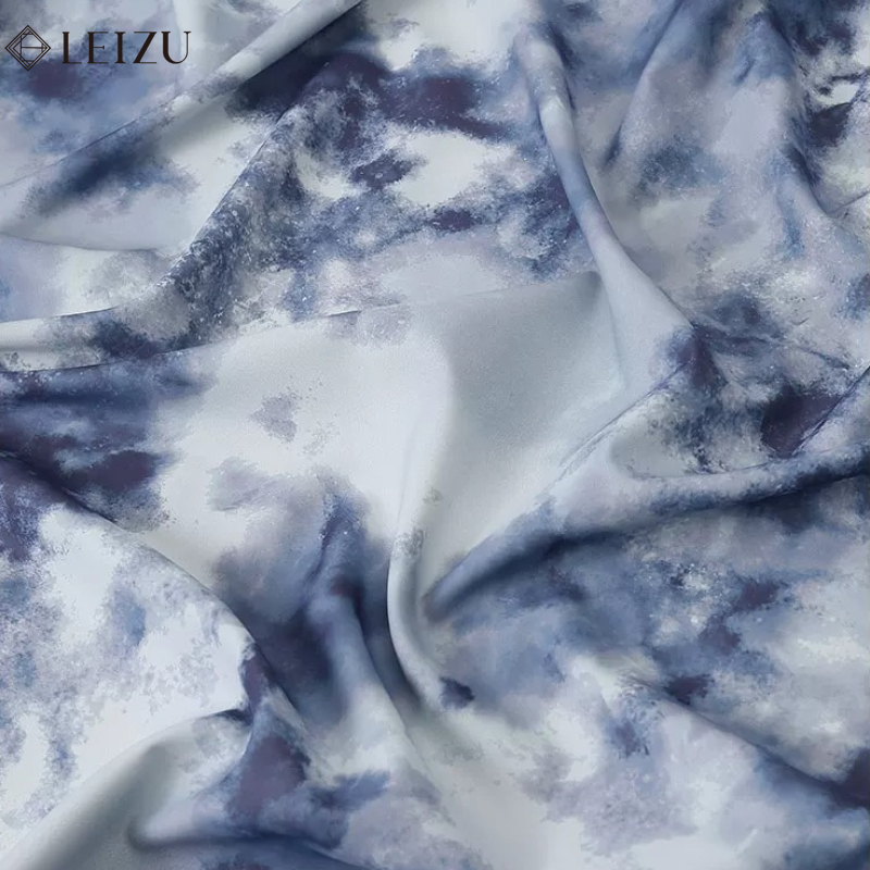Sewing Tie Dye - Ткань шифон 30D с принтом в