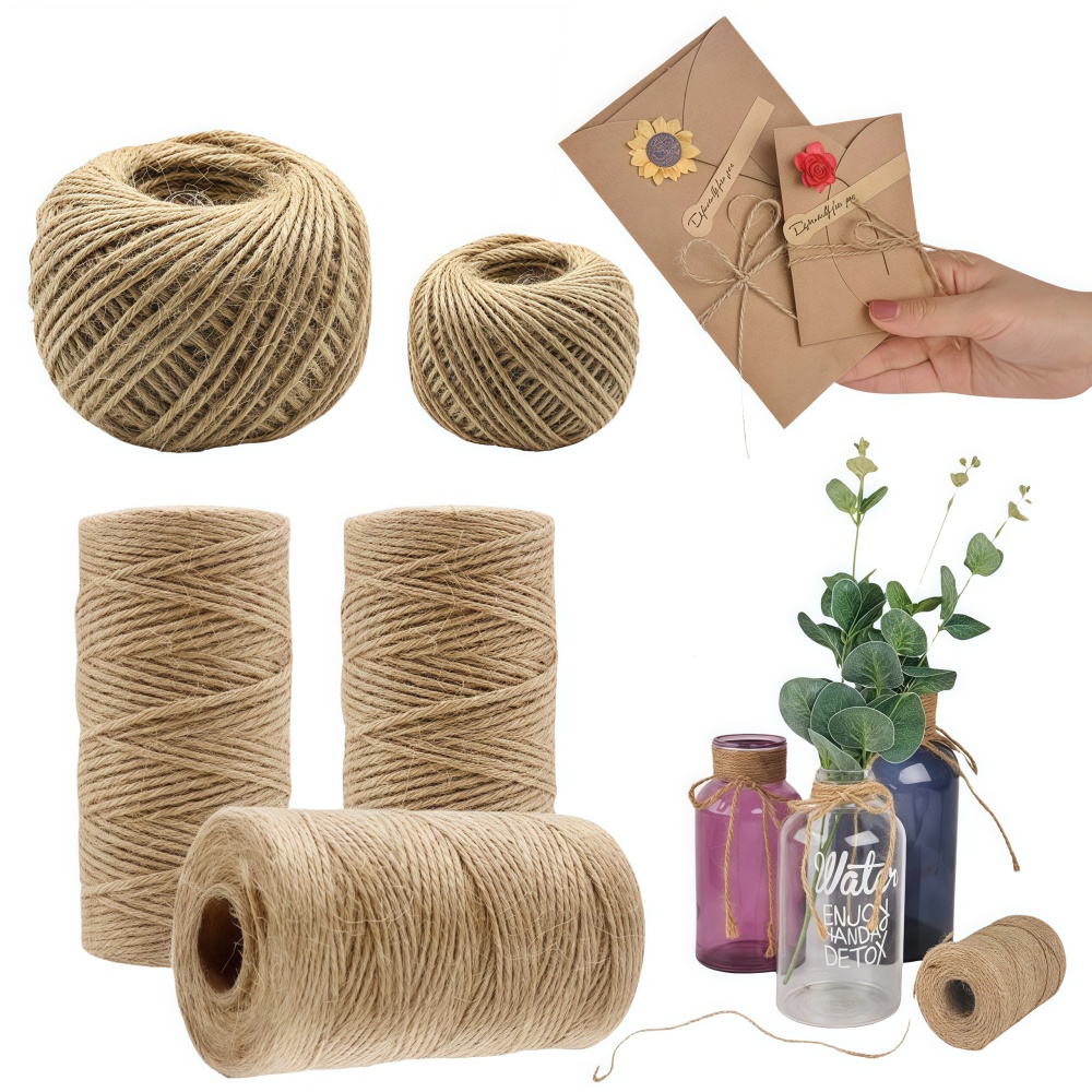 Sewing Thread In Textile - Натуральный джутовый шпагат/веревка/нить 2/3/4 мм для