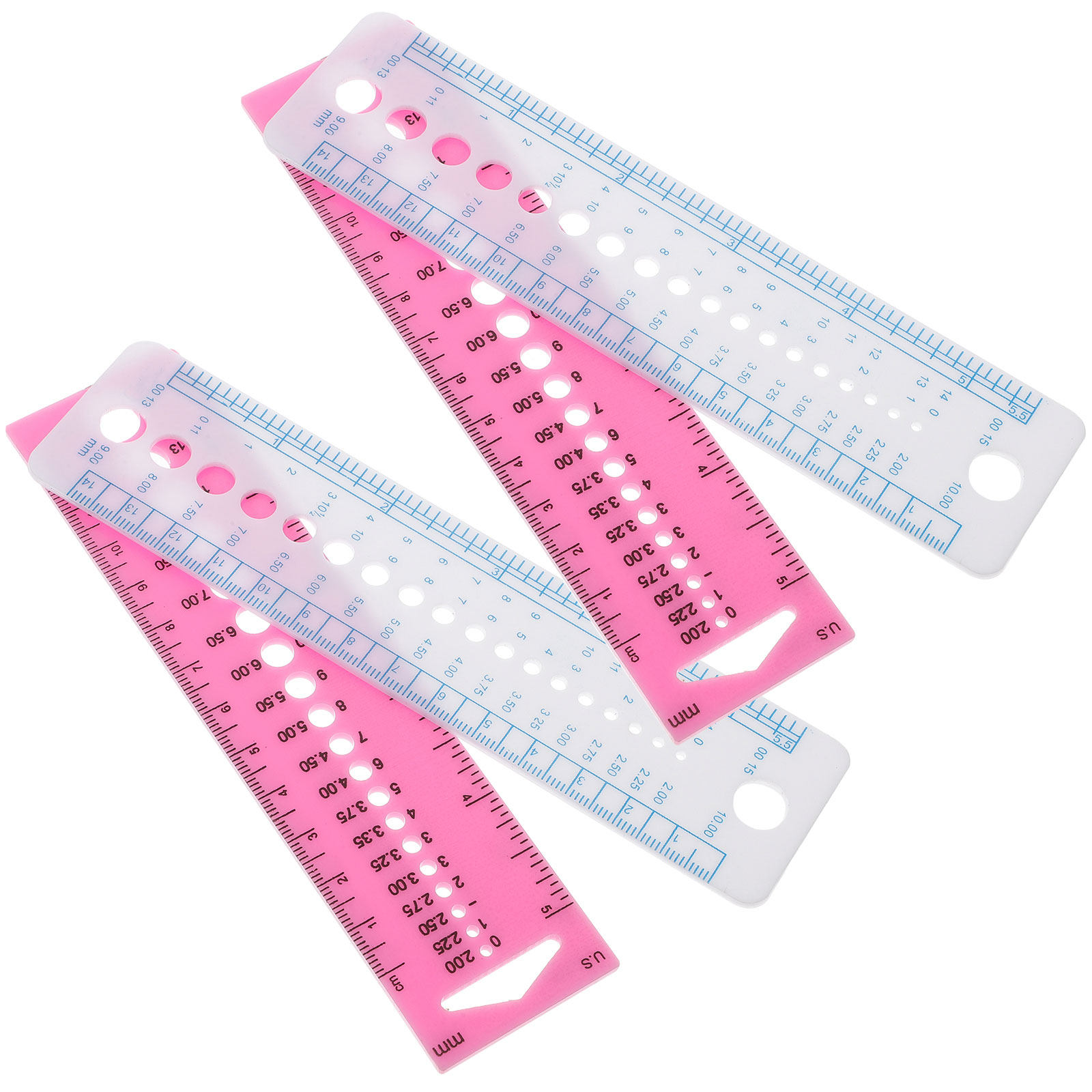 Sewing Gauge Ruler - 4 шт. измерительных линейки для вязальных