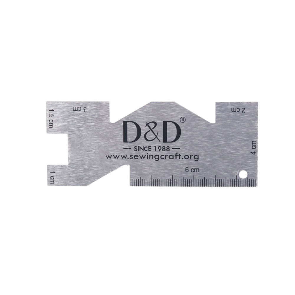 Sewing Gauge Ruler - Металлический измерительный прибор прижмная линейка высококачественные