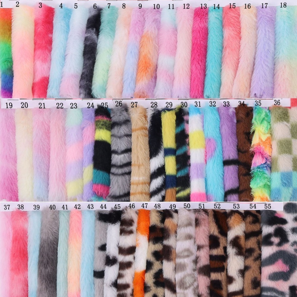 Sewing Tie Dye - Ткань для шитья из искусственного меха