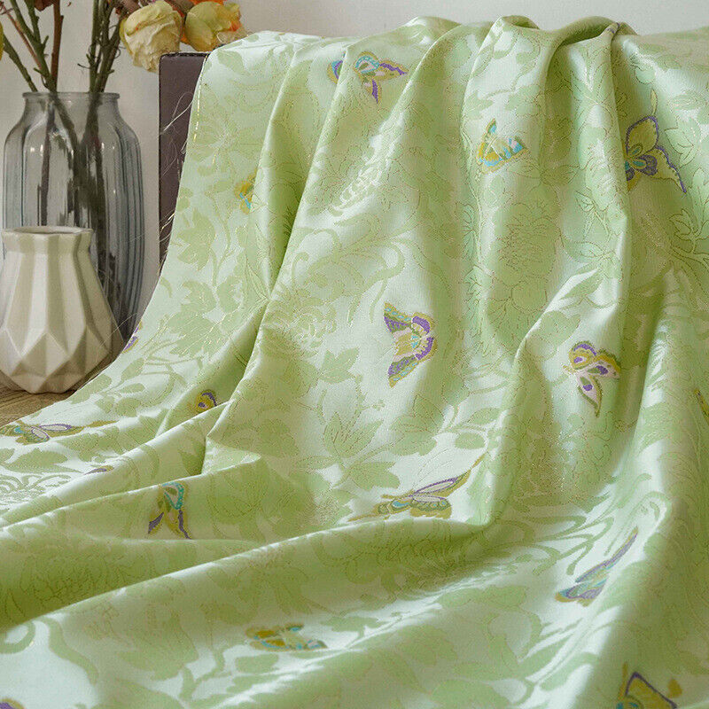 Sewing Thread In Textile - 1 м жаккардовая ткань с золотой