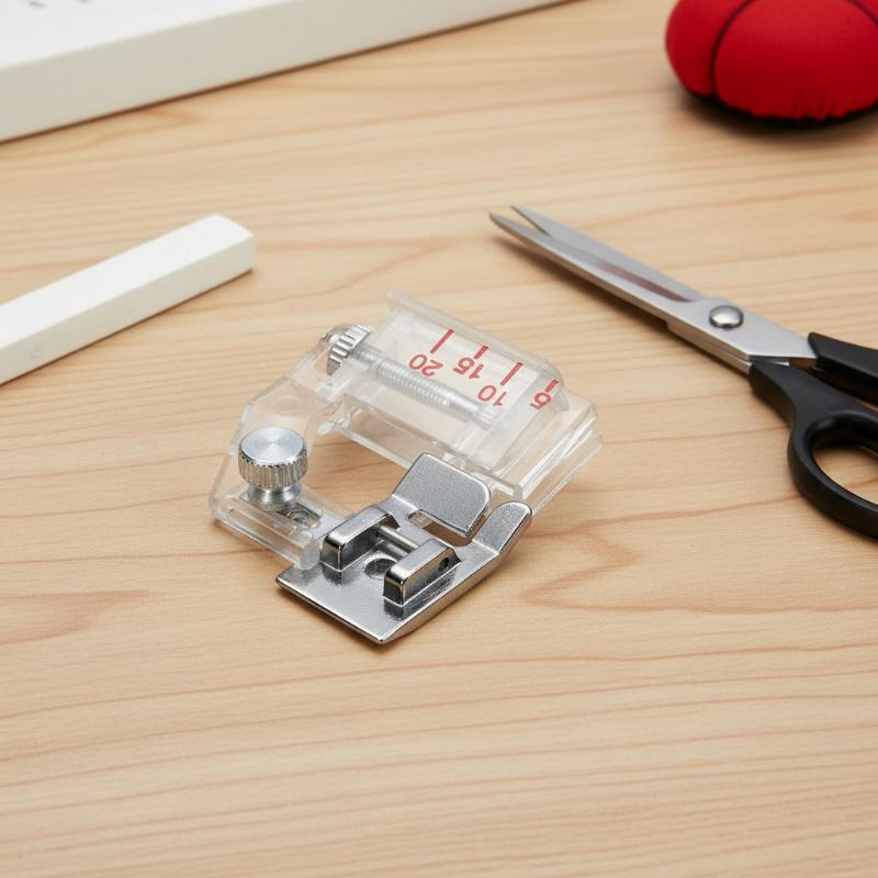 Sewing Machine For Textile - Регулируемая прижимная лапка для косой бейки