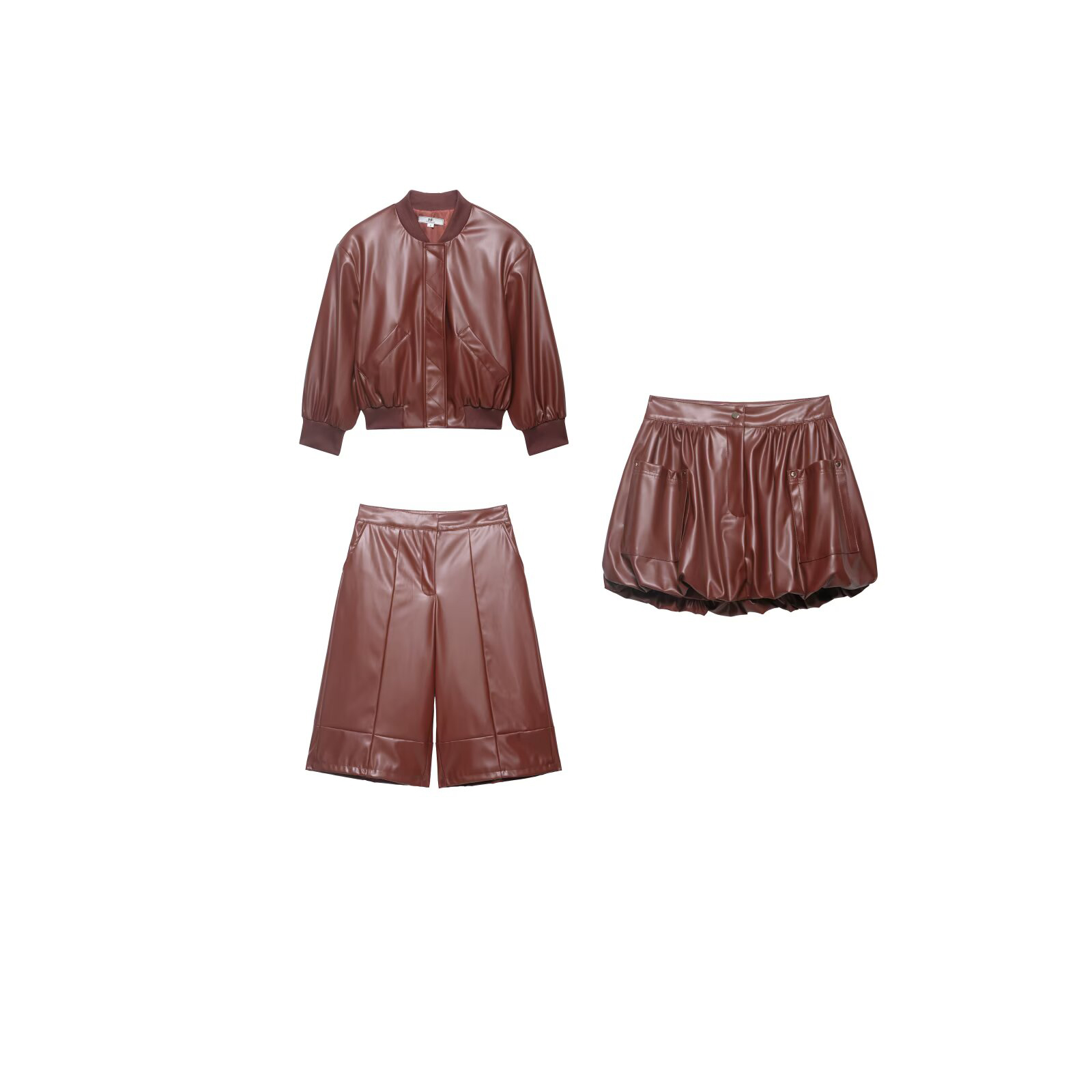 Shoulder Pad Set In - Новый женский комплект: укороченная свободная куртка-пилот