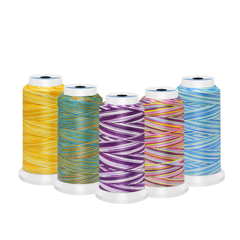 Sewing Thread In Textile - 0,5/0,8/1 мм полиэстер, радужные цвета, «сделай
