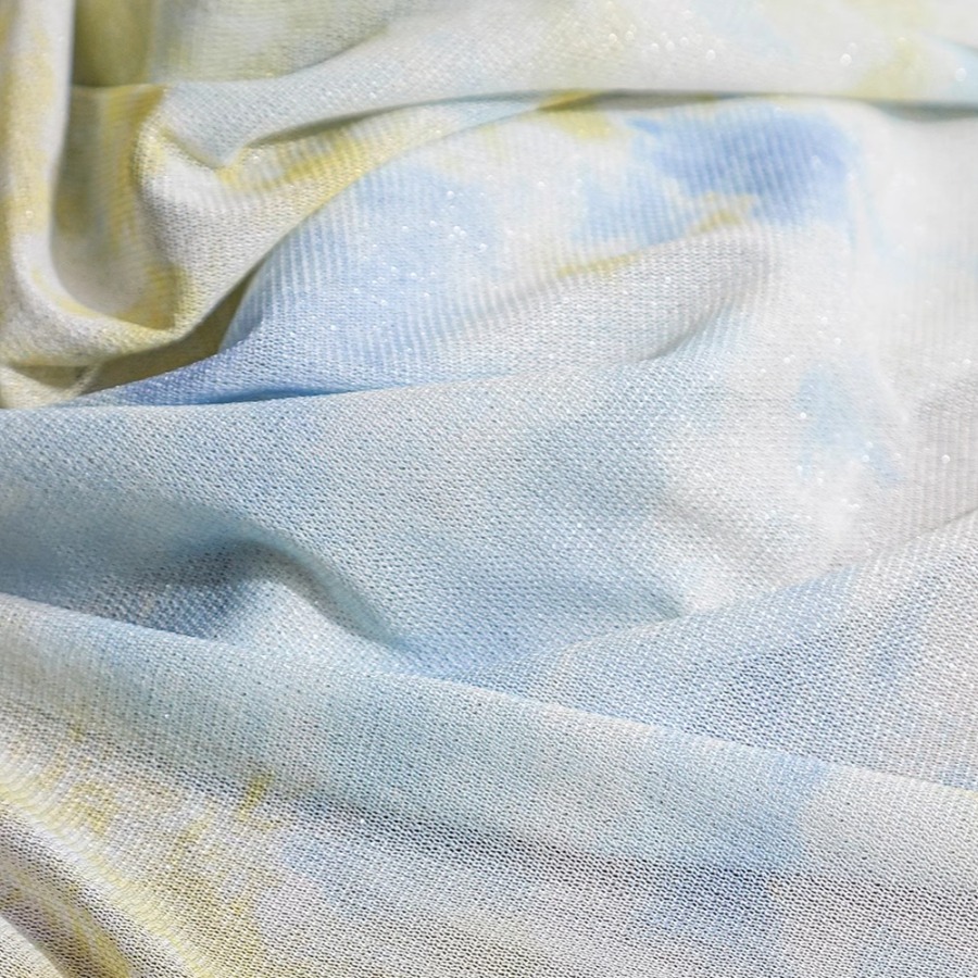 Вязаная ткань Tie Dye Желтый Б – обзор и цена Sewing Tie Dye