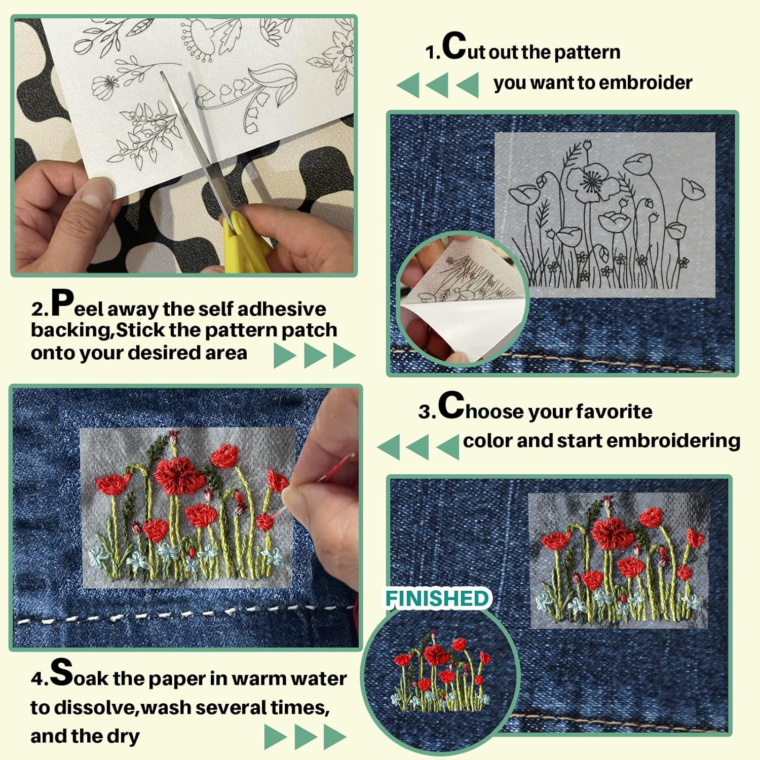 Водорастворимый стабилизатор д – обзор и цена Textile Sewing Patterns