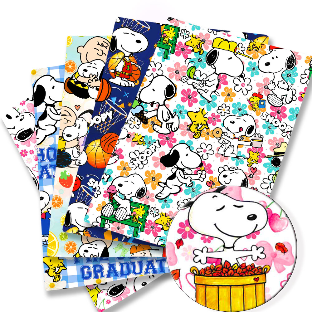 Ткань TAKARA TOMY Snoopy, 140x – обзор и цена Textile For Sewing