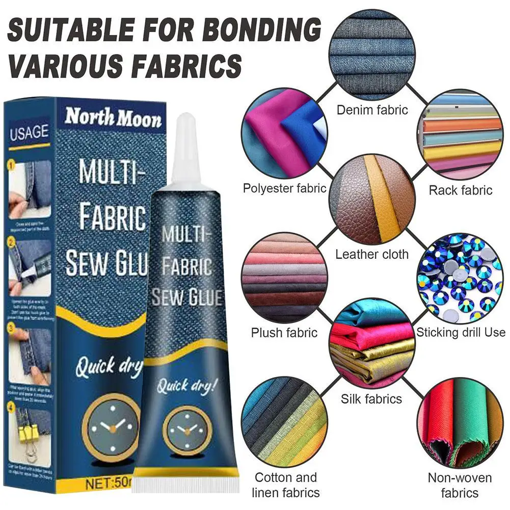 Клей для ткани 50 мл, быстросо – обзор и цена Sewing Technology