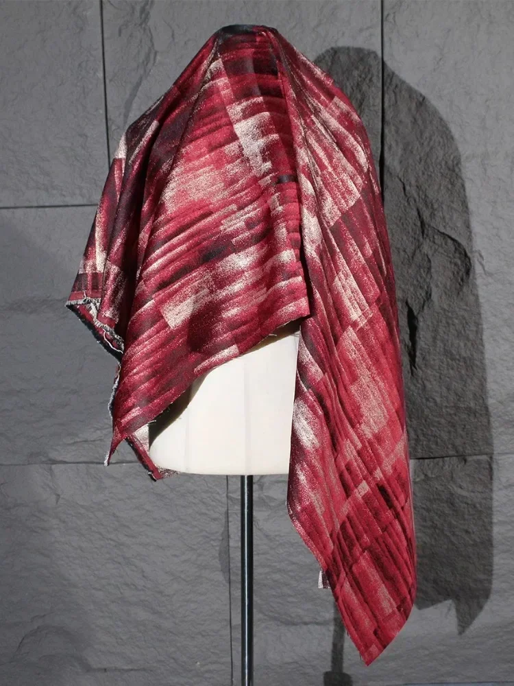 Красная ткань с эффектом тай-д – обзор и цена Sewing Tie Dye