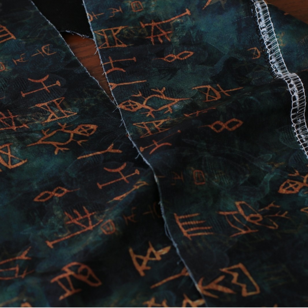 Ткань жаккардовая «Оракульный  – обзор и цена Sewing Tie Dye
