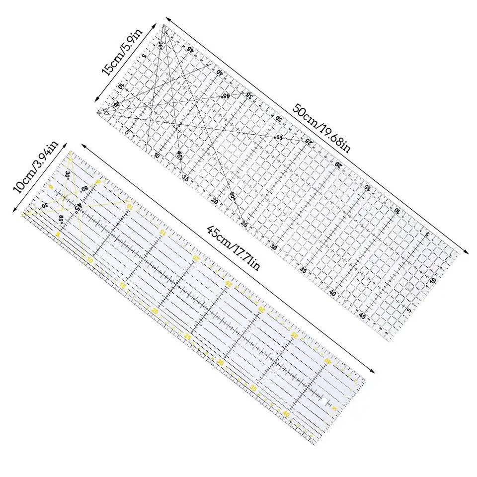 Многоразмерная акриловая линей – обзор и цена Sewing Gauge Ruler